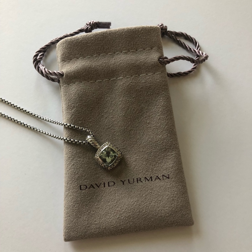David Yurman Petite Albion Necklace, Prasiolite
